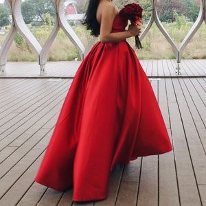 Red Ball Gown